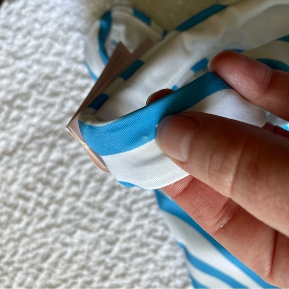 NWT Set Victoria’s Secret Geo Zebra Print Bikini Set Blue Size Large & XL - Picture 13 of 16